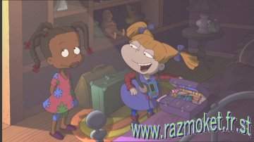 Angelica talking to Susie about going to Paris: "I'm going to Paris and you're
not"